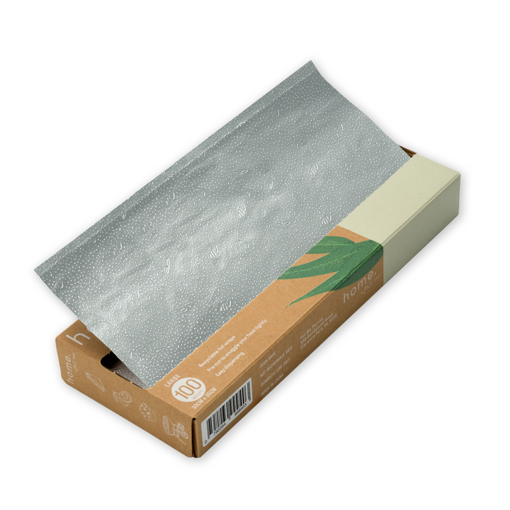 Silver - Large Hair/Kitchen (Pre-Cut Foil - 100 Sheets - 30cm x 35cm)