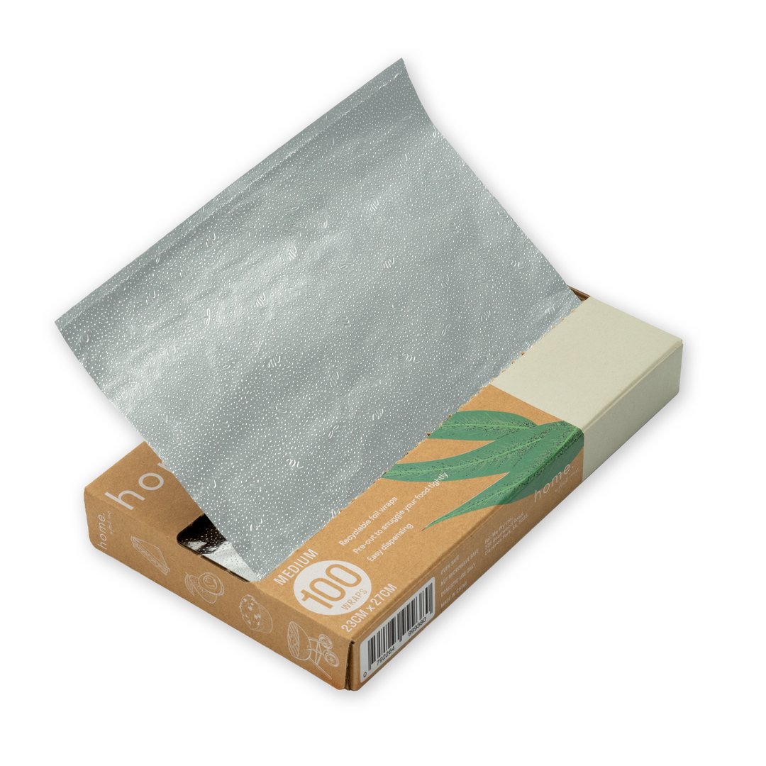 Silver - Medium Hair/Kitchen (Pre-Cut Foil - 100 Sheets - 23cm x 27cm)