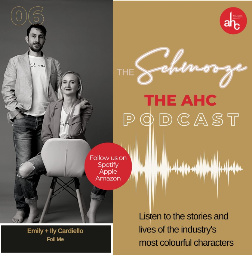 AHC Podcast: The Schmooze Ep#6 - Emily + Ili Cardiello, Foil Me