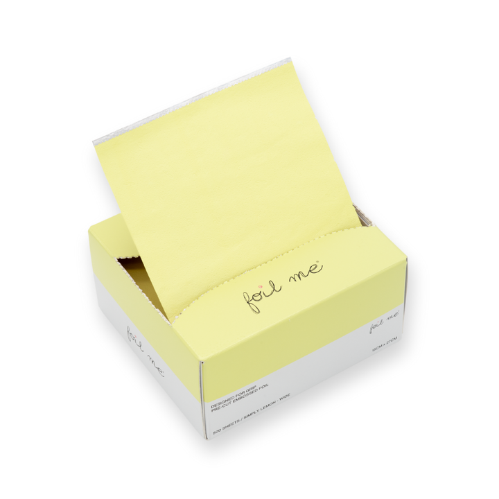 Simply Lemon - Wide (PRE-CUT FOIL - 500 Sheets - 15cm x 27cm)
