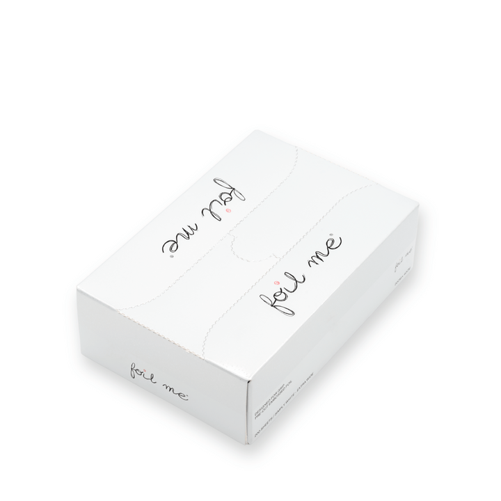 Simply White - Extra Wide (PRE-CUT FOIL - 200 Sheets - 20cm x 40cm)