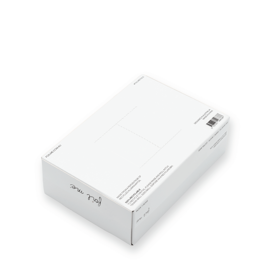 Simply White - Extra Wide (PRE-CUT FOIL - 200 Sheets - 20cm x 40cm)