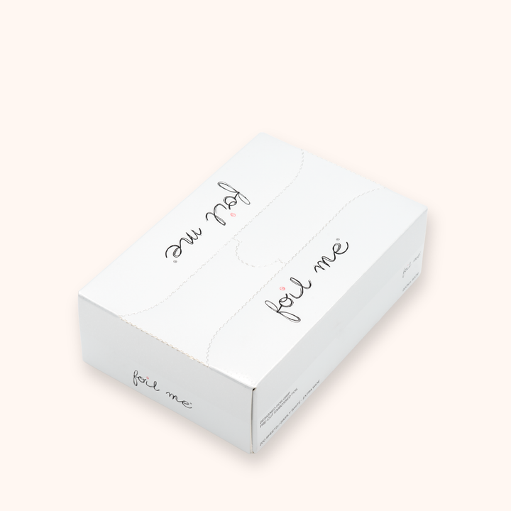 Simply White - Extra Wide (Pre-Cut Foil) - 20cm x 40cm