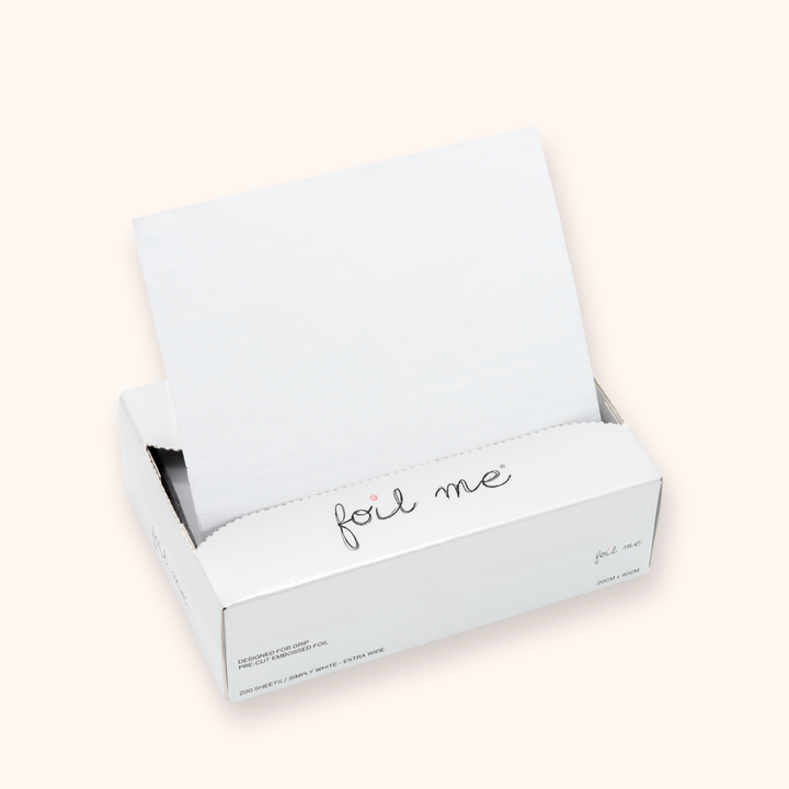 Simply White - Extra Wide (Pre-Cut Foil) - 20cm x 40cm