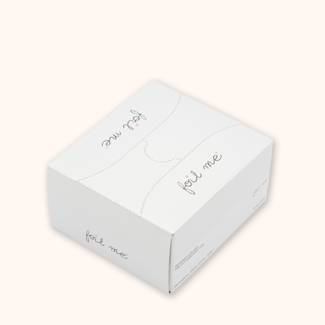 Simply White - Wide (Pre-Cut Foil)  (15cm x 27cm)