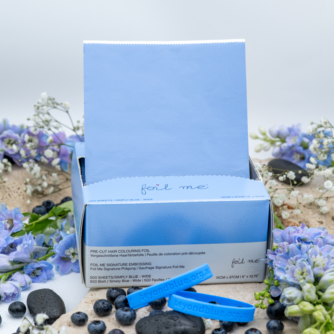 Simply Blue - Wide (Pre-Cut Foil) - 15cm x 27cm