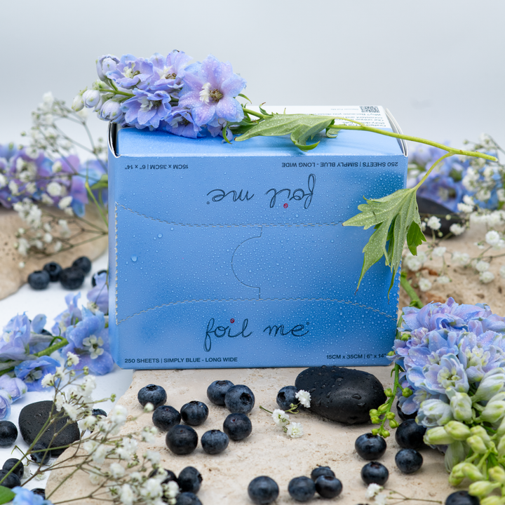 Simply Blue - Long Wide (Pre-Cut Foil) - 15cm x 35cm