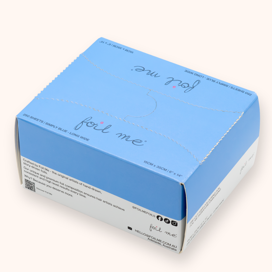 Simply Blue - Long Wide (Pre-Cut Foil) - 15cm x 35cm
