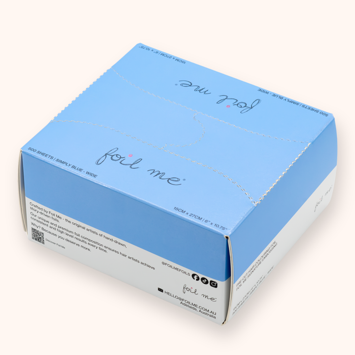 Simply Blue - Wide (Pre-Cut Foil) - 15cm x 27cm