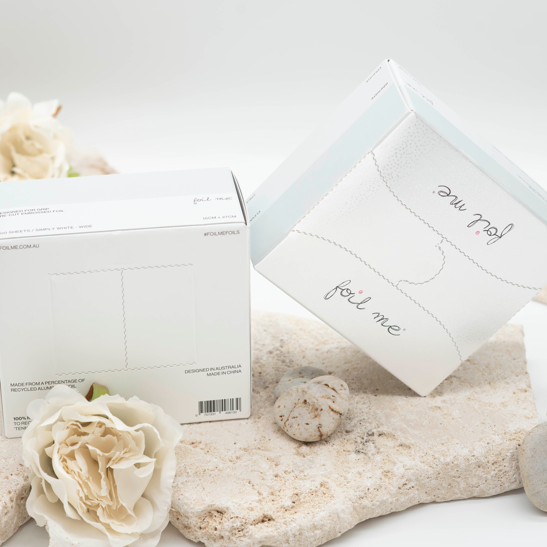 Simply White - Extra Wide (Pre-Cut Foil) - 20cm x 40cm