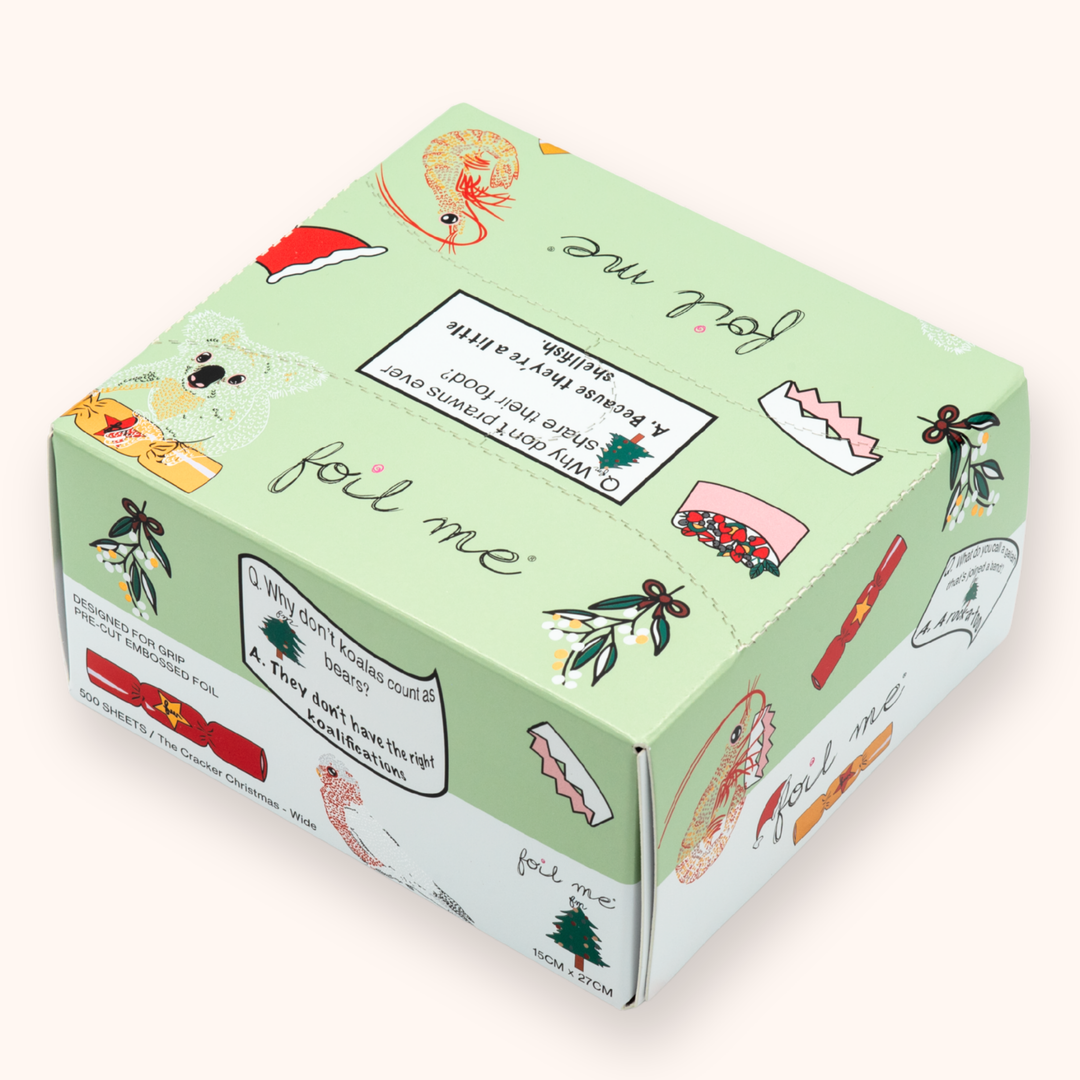OUTLET - Cracker Christmas - Wide (Pre-Cut Foil) - 30% off