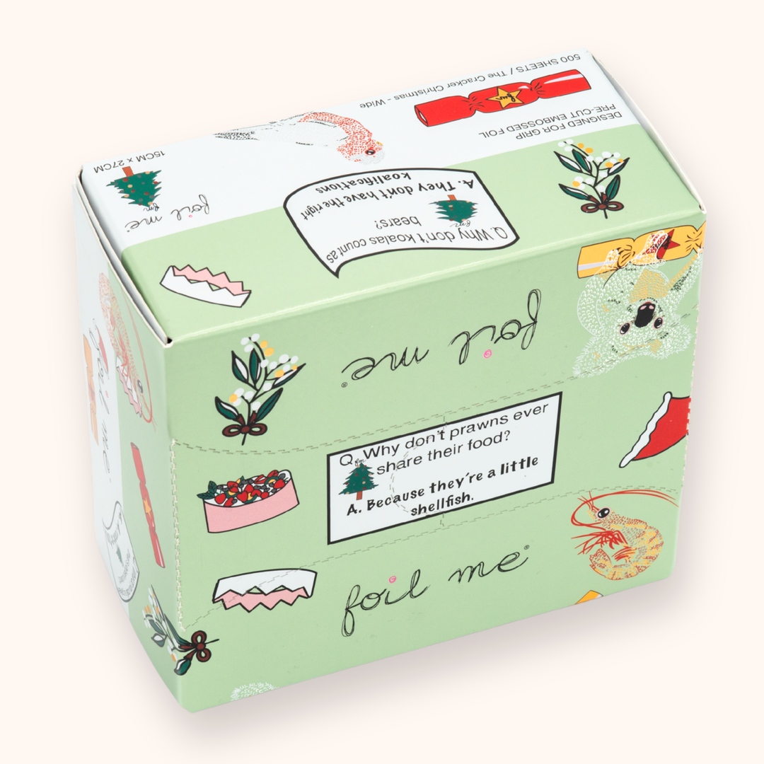 OUTLET - Cracker Christmas - Wide (Pre-Cut Foil) - 30% off