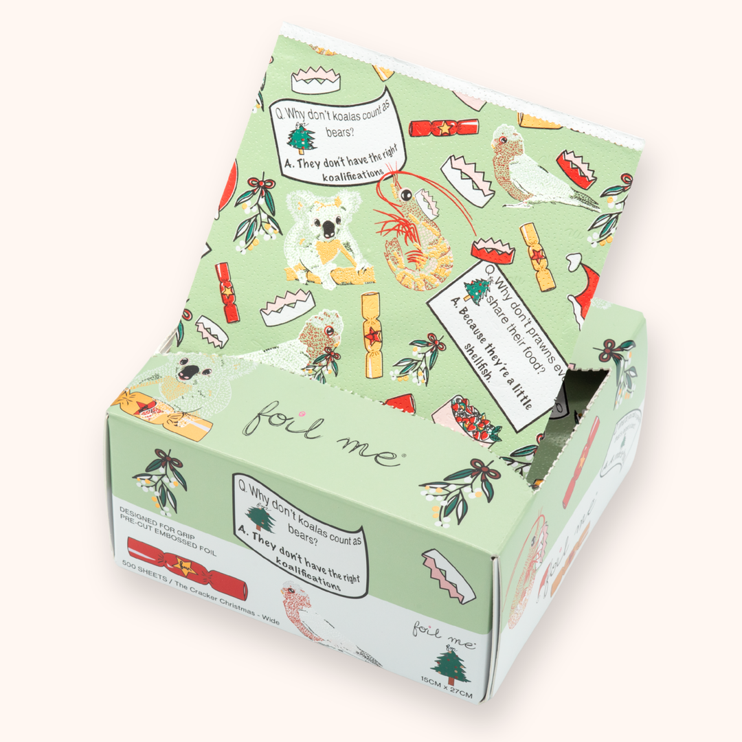 OUTLET - Cracker Christmas - Wide (Pre-Cut Foil) - 30% off