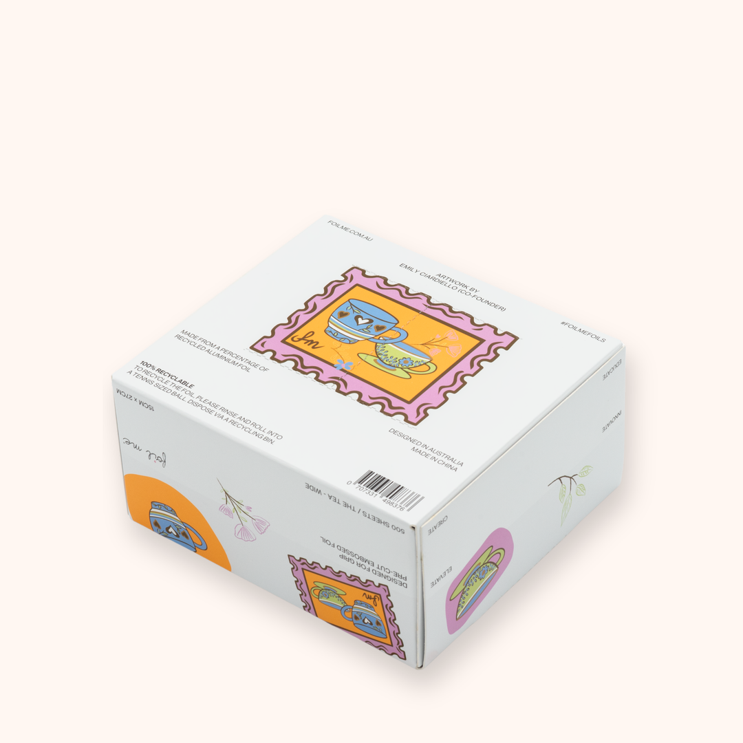 The Tea - Wide (Pre-Cut Foil) - 15cm x 27cm