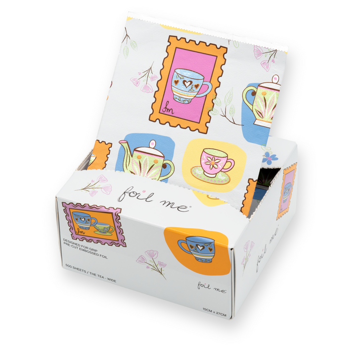 The Tea - Wide (PRE-CUT FOIL - 500 Sheets - 15cm x 27cm)