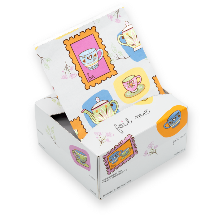The Tea - Wide (PRE-CUT FOIL - 500 Sheets - 15cm x 27cm)