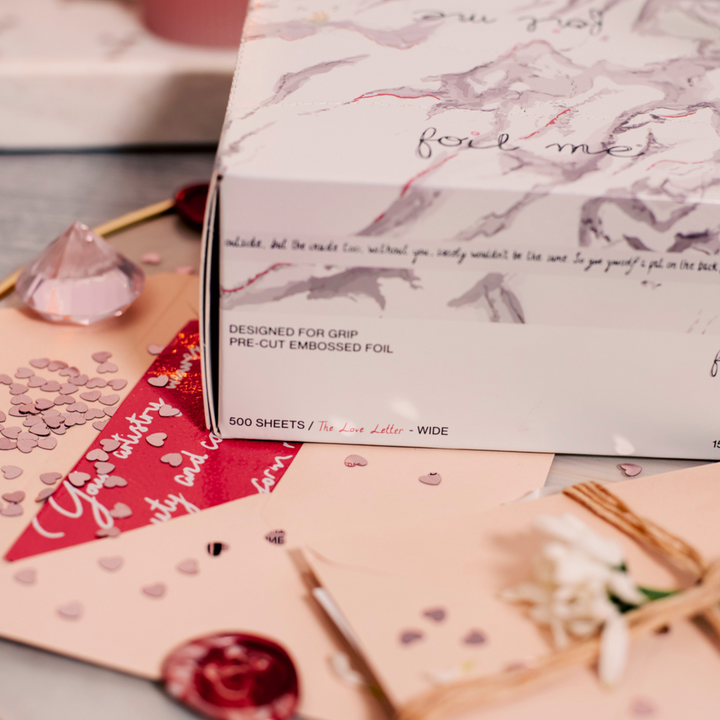 The Love Letter - Wide (PRE-CUT FOIL - 500 Sheets - 15cm x 27cm) - NOW 30% off!