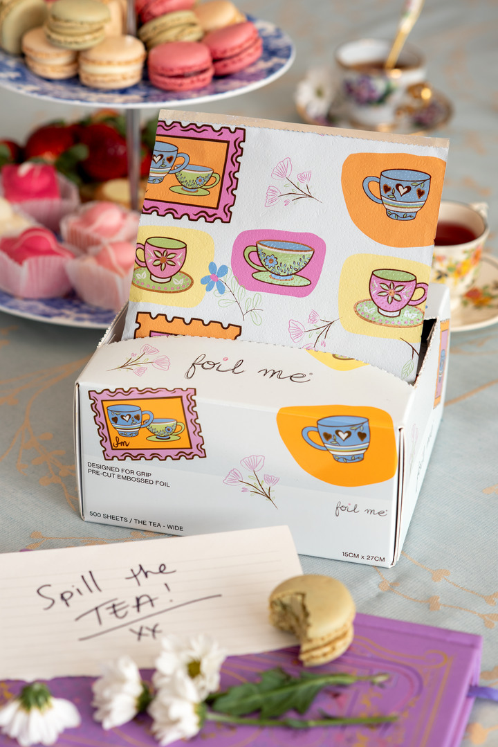 The Tea - Wide (PRE-CUT FOIL - 500 Sheets - 15cm x 27cm)