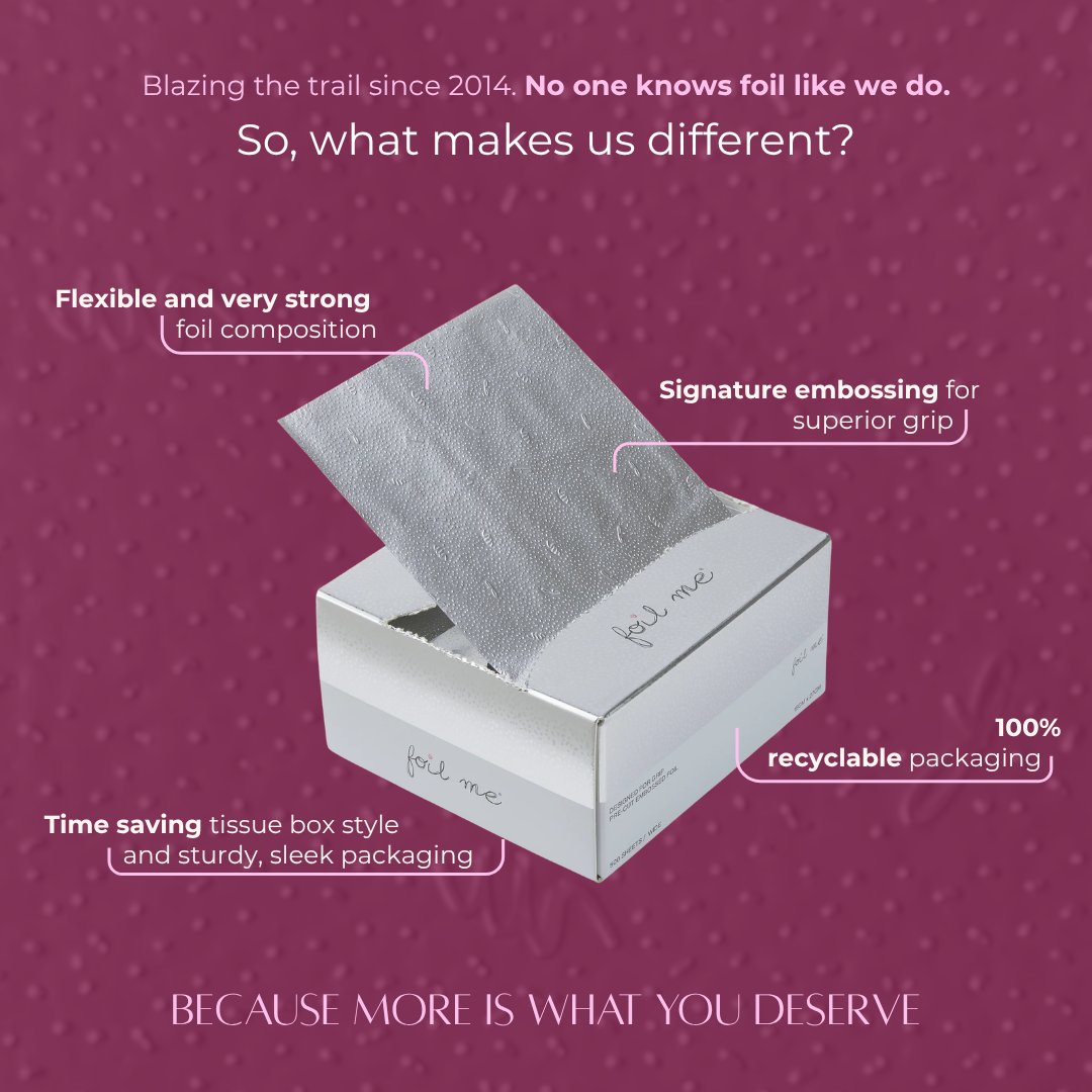 The Wide (Pre-Cut Hair Foil) - 15cm x 27cm - 500 sheets