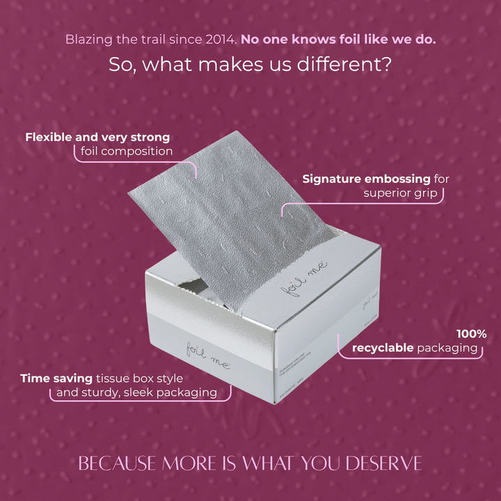 The Wide (Pre-Cut Hair Foil) - 15cm x 27cm - 500 sheets