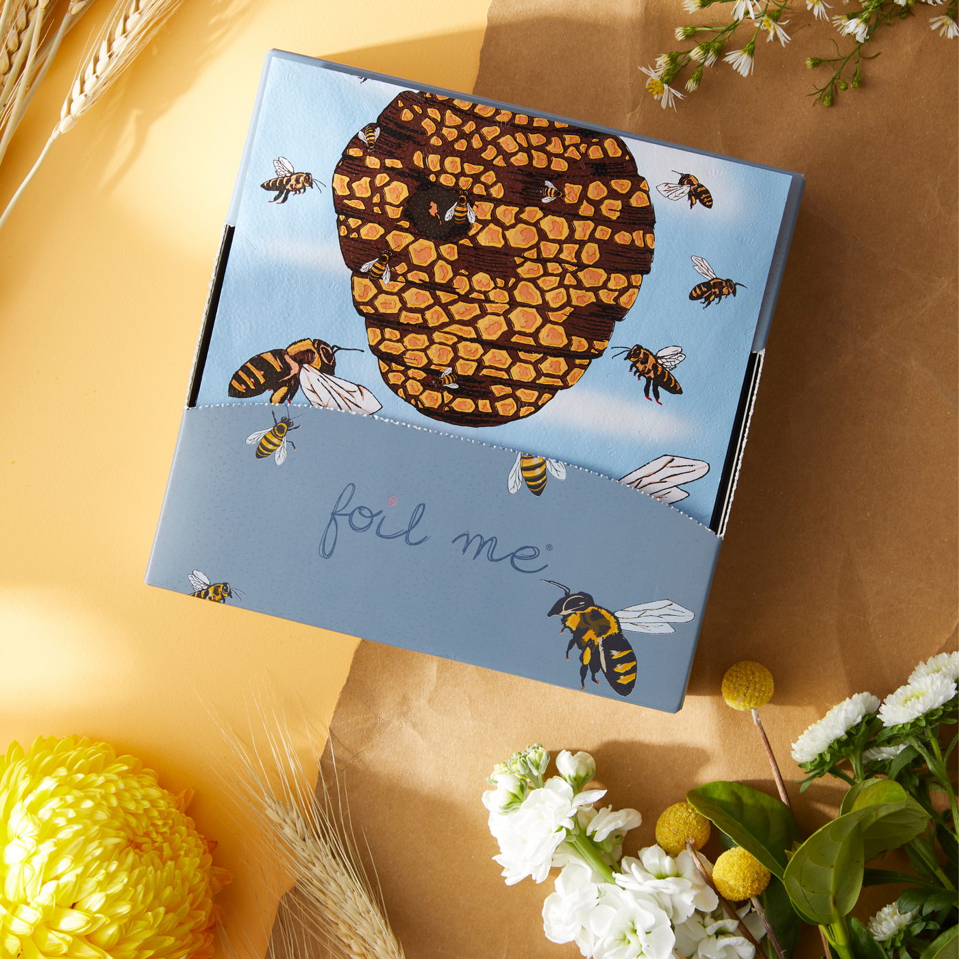 The Bee - Extra Wide (PRE-CUT FOIL - 200 Sheets - 20cm x 40cm)