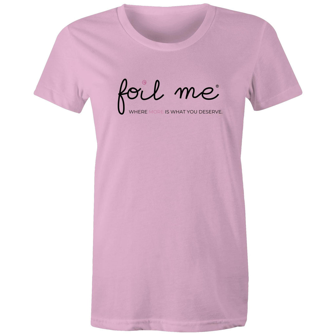 Foil Me T-Shirt - Women's Fit - Black Logo