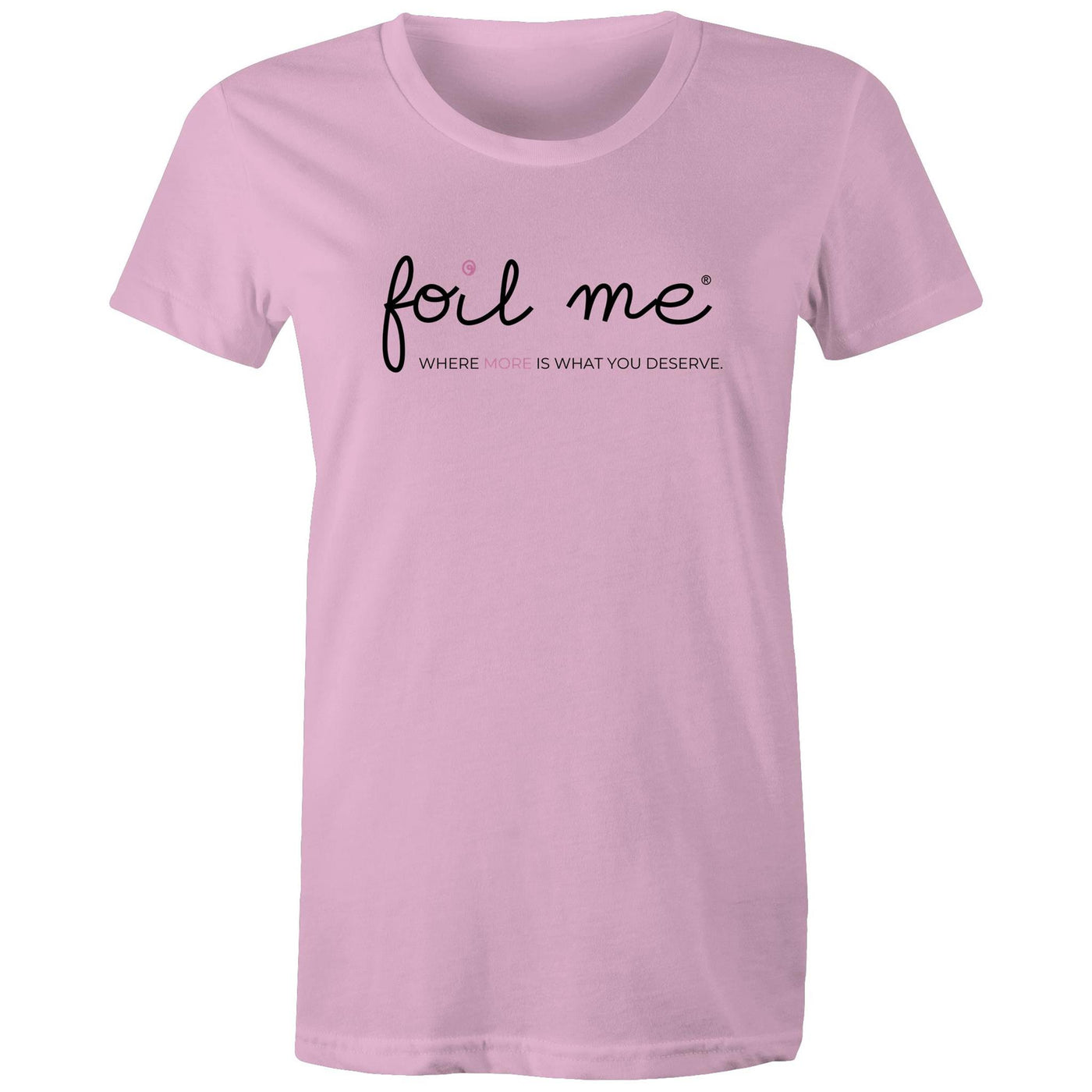 Foil Me T-Shirt - Women's Fit - Black Logo