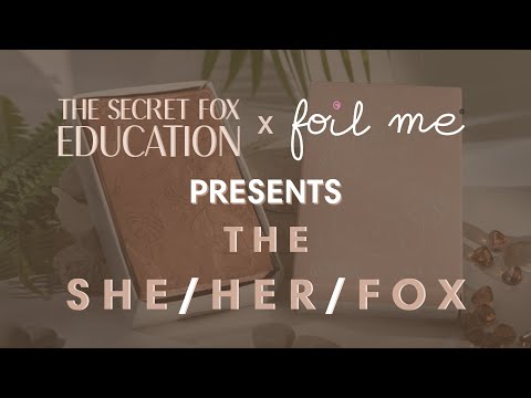She/Her/Fox - Wide (PRE-CUT FOIL  - 500 Sheets - 15cm x 27cm)