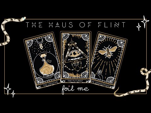 The Haus of Flint - Wide (PRE-CUT FOIL - 500 Sheets - 15cm x 27cm)